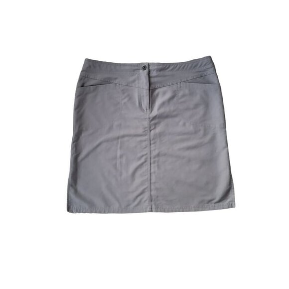 MEC Gray Water Resistant Mini Skirt Hiking Camping Outdoor Active 12 - Picture 1 of 5